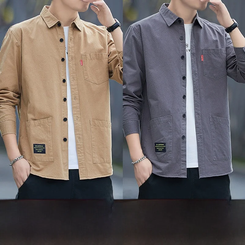 

Мужская Long Sve Work irt, уличная строительная одежда, весенне-осеннее солнцезащитное пальто большого размера с защитой труда, обычная посадка