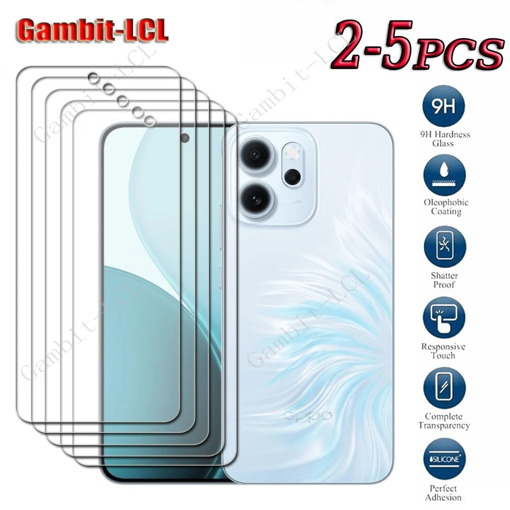 2-5PCS 9H HD Tempered Glass For OPPO Reno14 FS 5G ON OPPOReno14FS Reno14FS Reno 14 Pro 14F 14FS  Screen Protector Cover Film