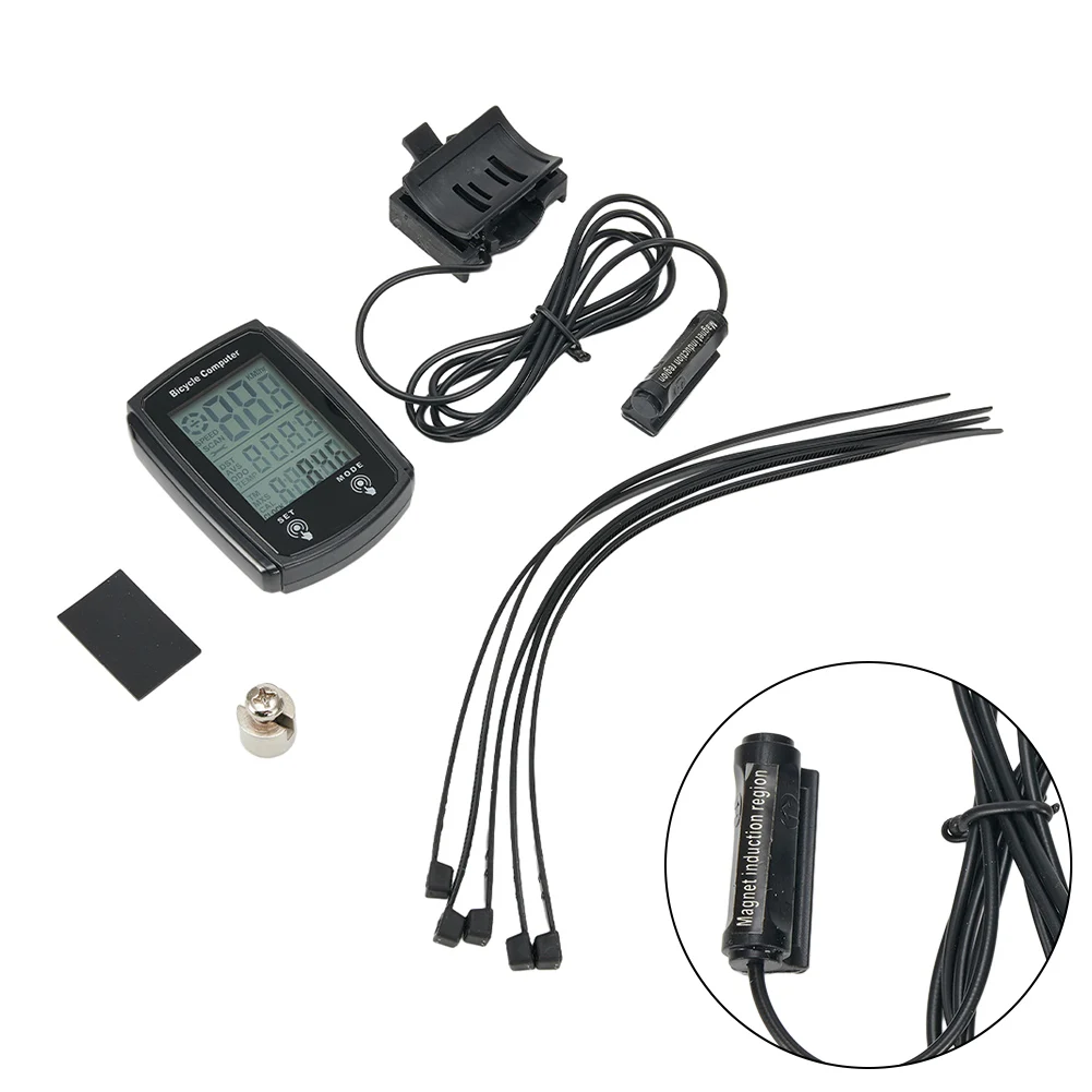 Waterproof Bicycle Computer Bike Lcd Display Digital Computer Wired Speedometer Speed Odometer Cycling Accessories