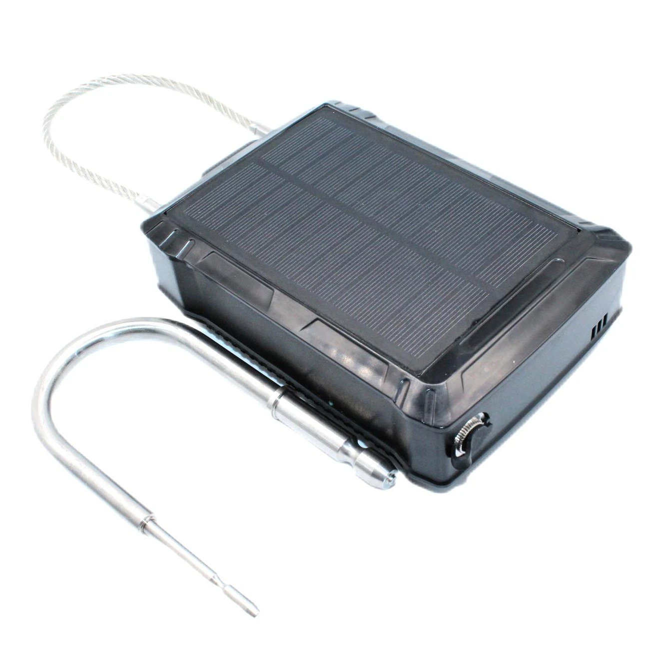 Nueva llegada GPS dispositivo de bloqueo inteligente remoto 4G rastreador con energía Solar para puerta de motocicleta de coche RFID GPRS