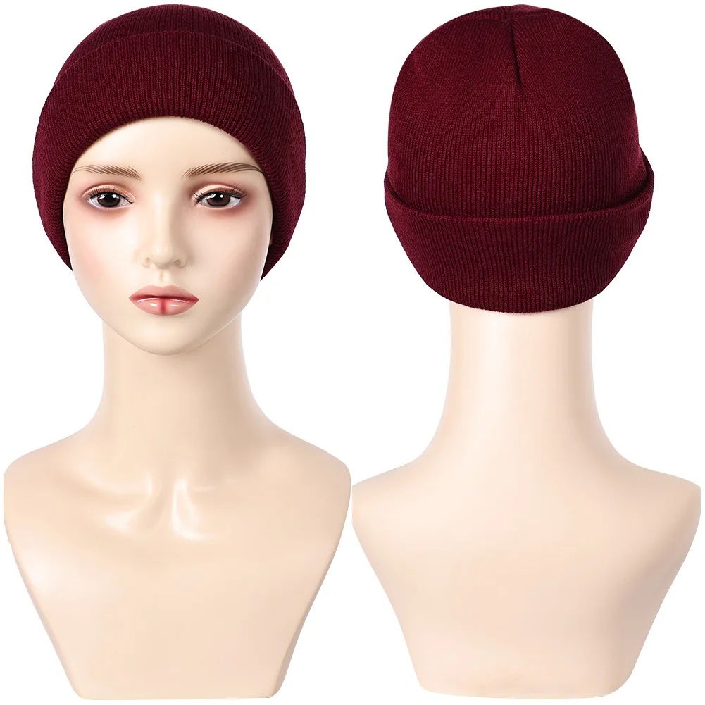 إيلي تأثيري معطف قبعة 2025 التلفزيون آخر تأثيري لنا 2 زي محبوك قبعة تمويه هالوين كرنفال حفلة لعب الأدوار الدعاوى