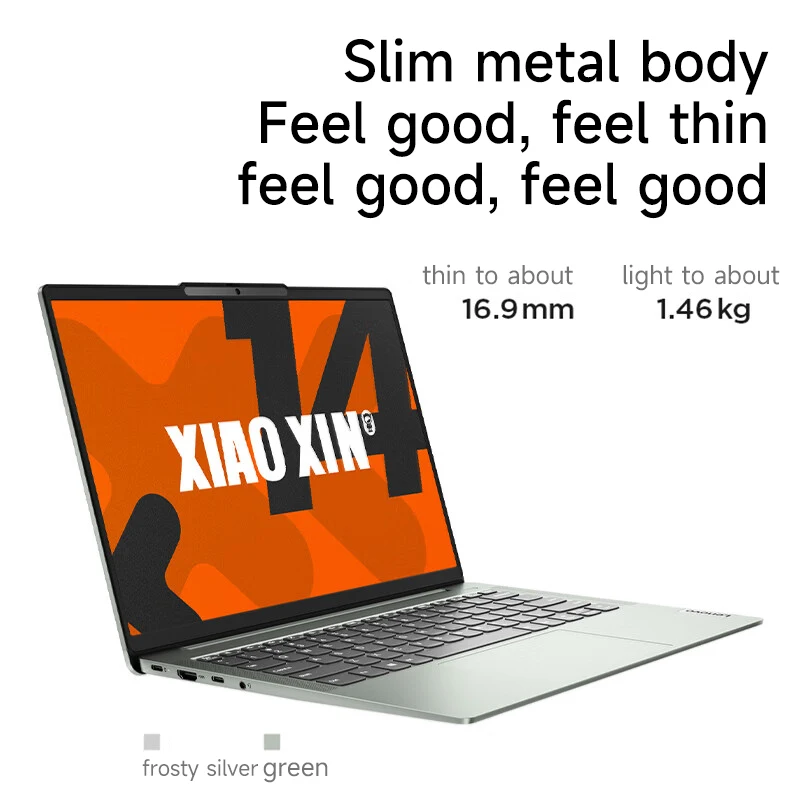 Lenovo Laptop Xiaoxin 14C 2024 14” AMD Ryzen 7 8745H CPU 16GB