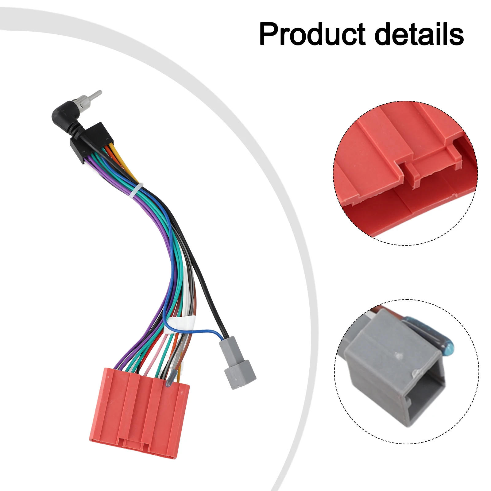 

Автомобильный стерео кабель, автомобильный радиоприемник, обновление автомобильного аудиосистемы, надежная работа, водонепроницаемый дизайн для Mazda 3, для Mazda 5