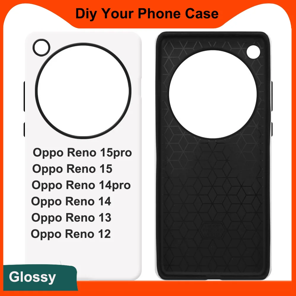 

10pcs 3D Film Sublimation Case for Oppo Reno 15 14 13pro Realme GT7 Soft TPU Gel DIY Printing Photo Heat Press Mobile Back Cover
