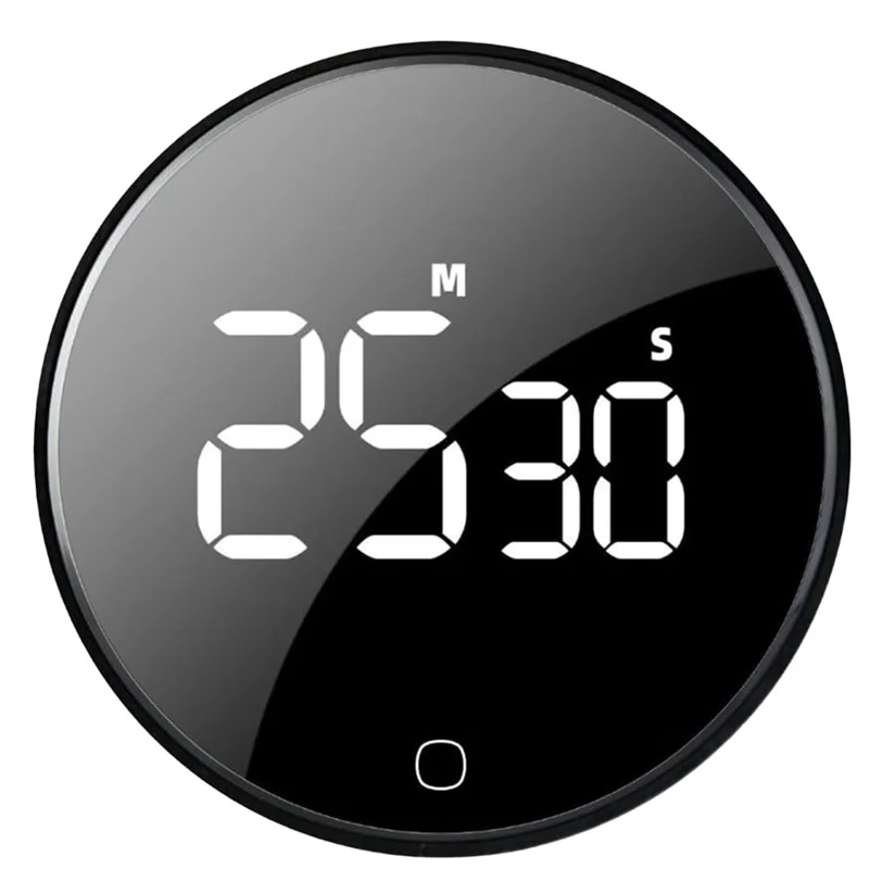 B50B - Obrotowy wyświetlacz LCD, elektroniczny minutnik, 99 minut, minutniki kuchenne, zegar do gotowania, głośny alarm, liczniki do domu i gabinetu