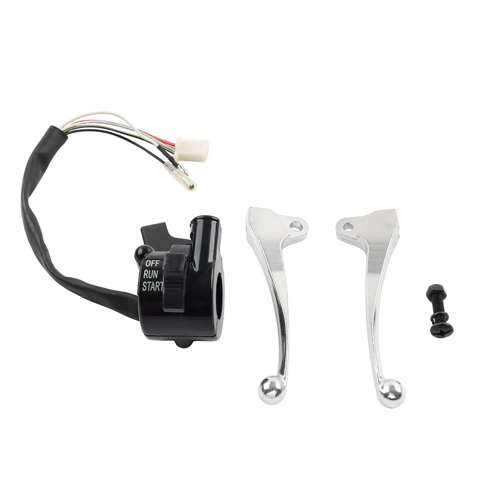 Motorbike Twist Throttle Housing Switch Brake Levers For YAMAHA PW50 PY50 PEEWEE DIRT BIKE