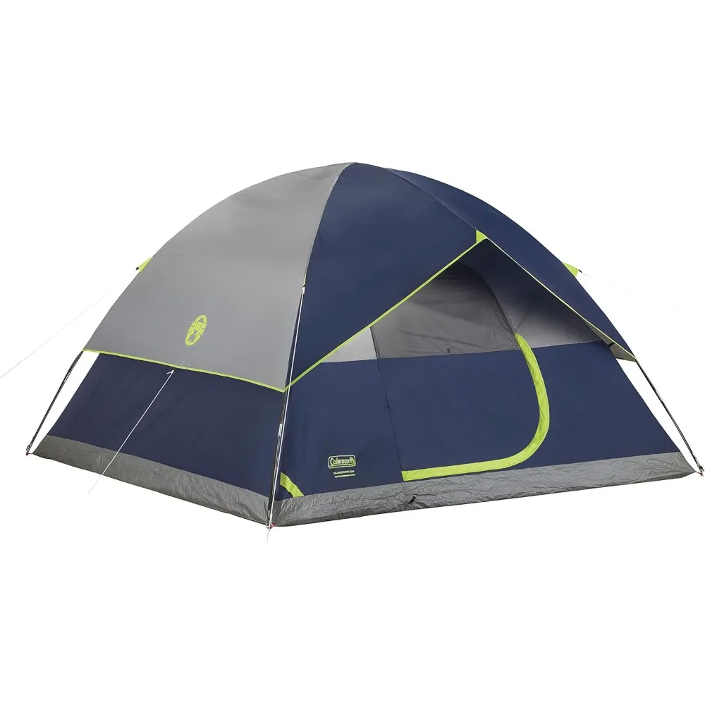 

Durable Sundome Camping Tent with Rainfly for Outdoor Activities - Easy Setup & Portable Shelter