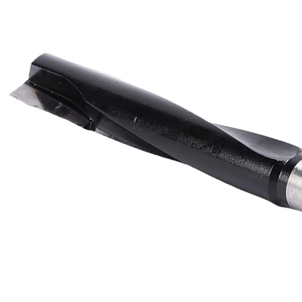 12mm Shank Spiral Router Bit Carbide Cutter 25mm Flute Length Cleaning Bottom Router Bit Hardened Steel Body 16mm Diameter