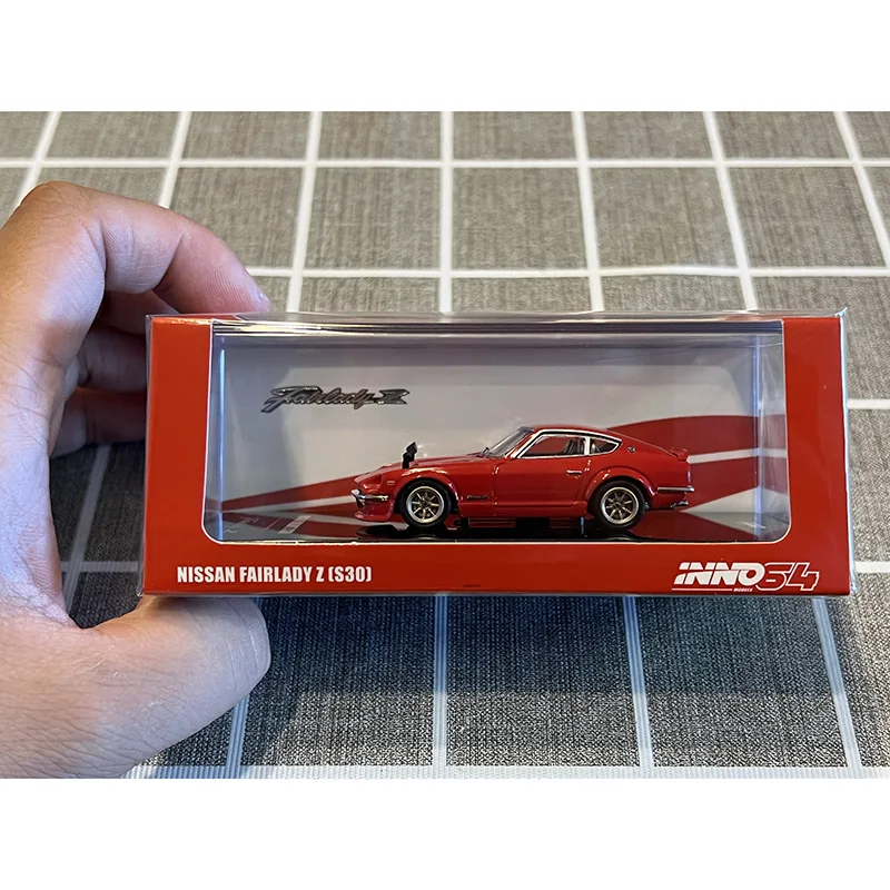 INNO Diecast Alloy 1:64 Nissan Fairlady S30 240Z Classic Red Car