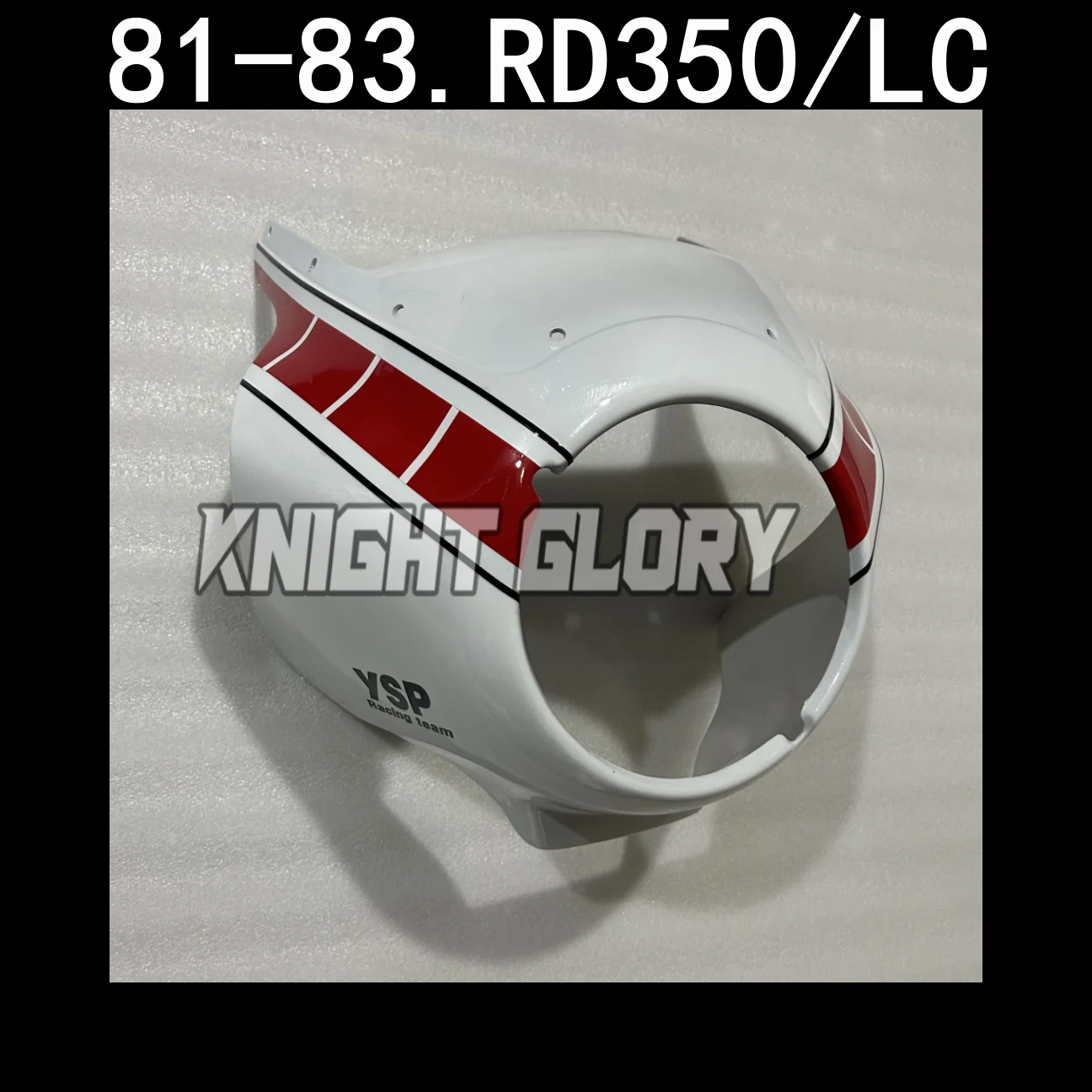 

Applicable to models 1981-1982 and 1983. RD350 plastic head cover, front lamp cover, plastic deflector, body cover