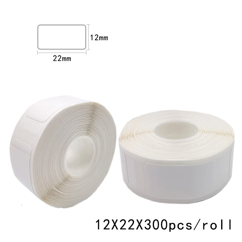 5PK P15  label Paper  P11 Adhesive12*22white Lable tape Suit for Pristar P15  D30Label tape P12  D30 Thermal Label