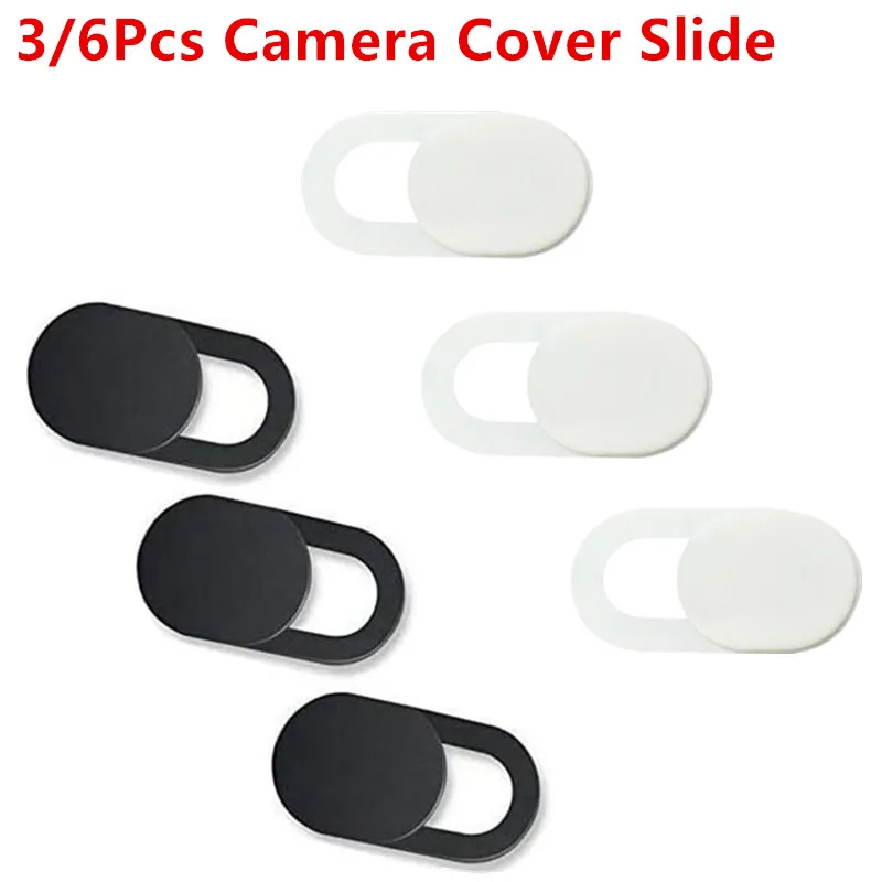 6Pcs/3Pcs Camera Cover Slide Webcam Extensive Compatibility Mini Ultra Thin for MacBook for iMac Computer Smartphone Laptop P