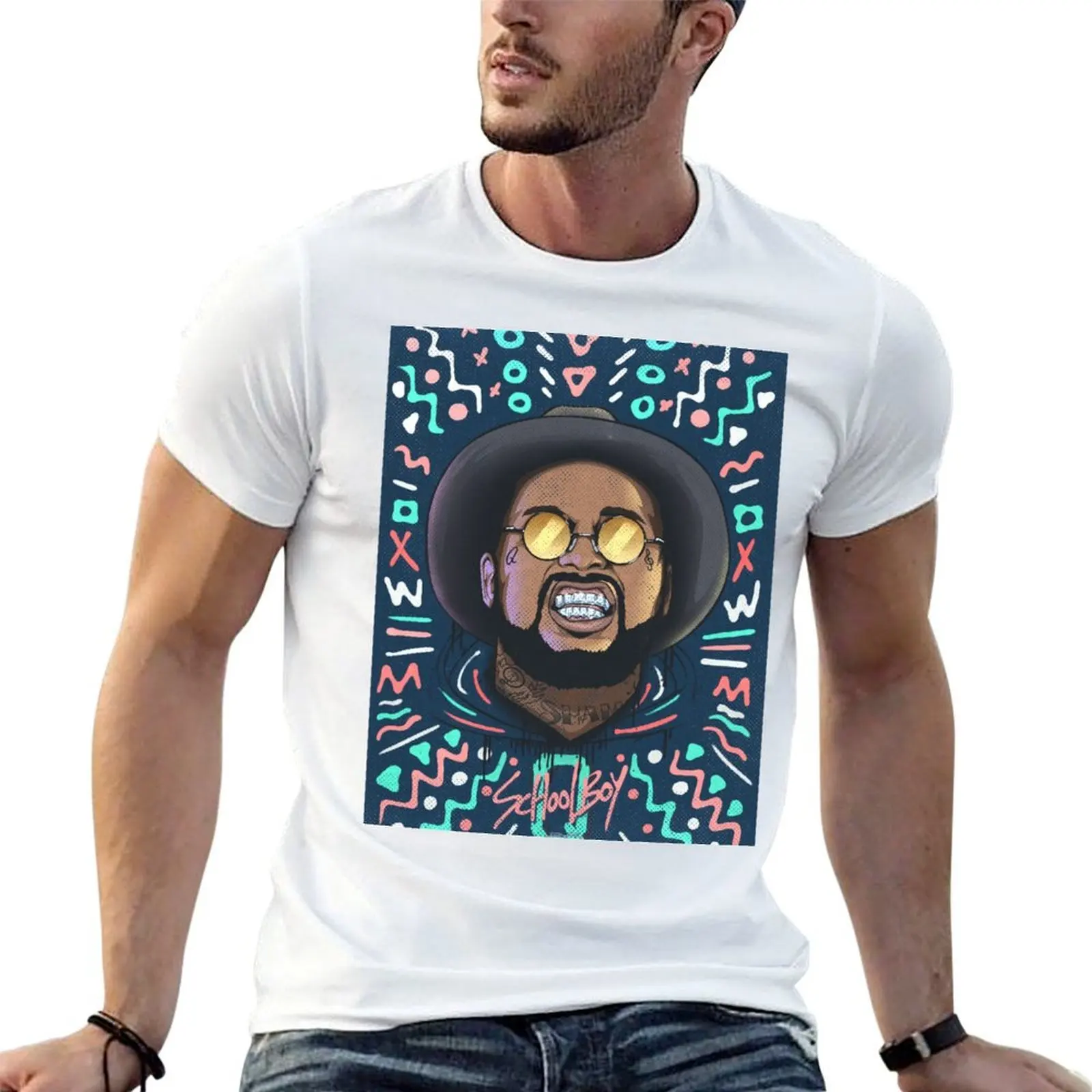 

cotton man cotton t pack shirt man t SchoolboyQ shirt t T-Shirt shirts man for designer
