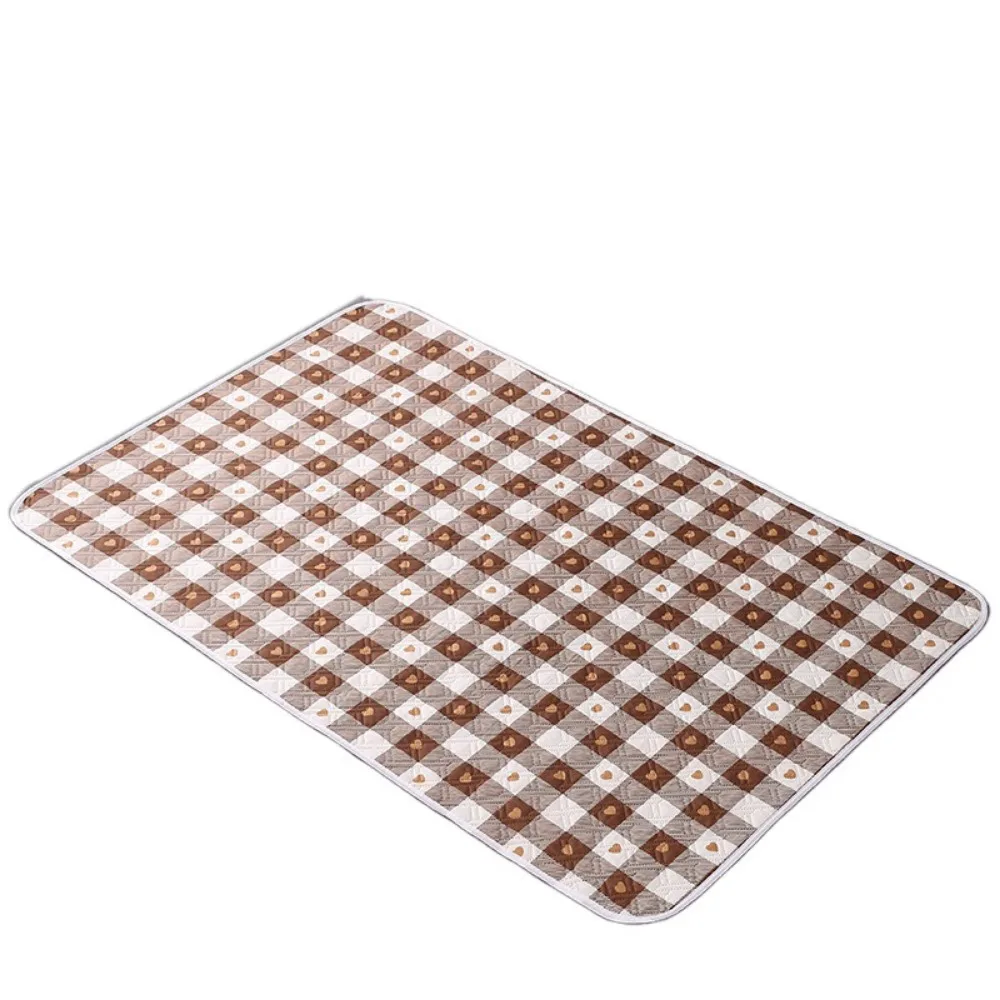 Durable 80*120cm Urine Mat Cute Waterproof Bed Protector Diaper Washable Reusable Urine Pads Cloth for Baby