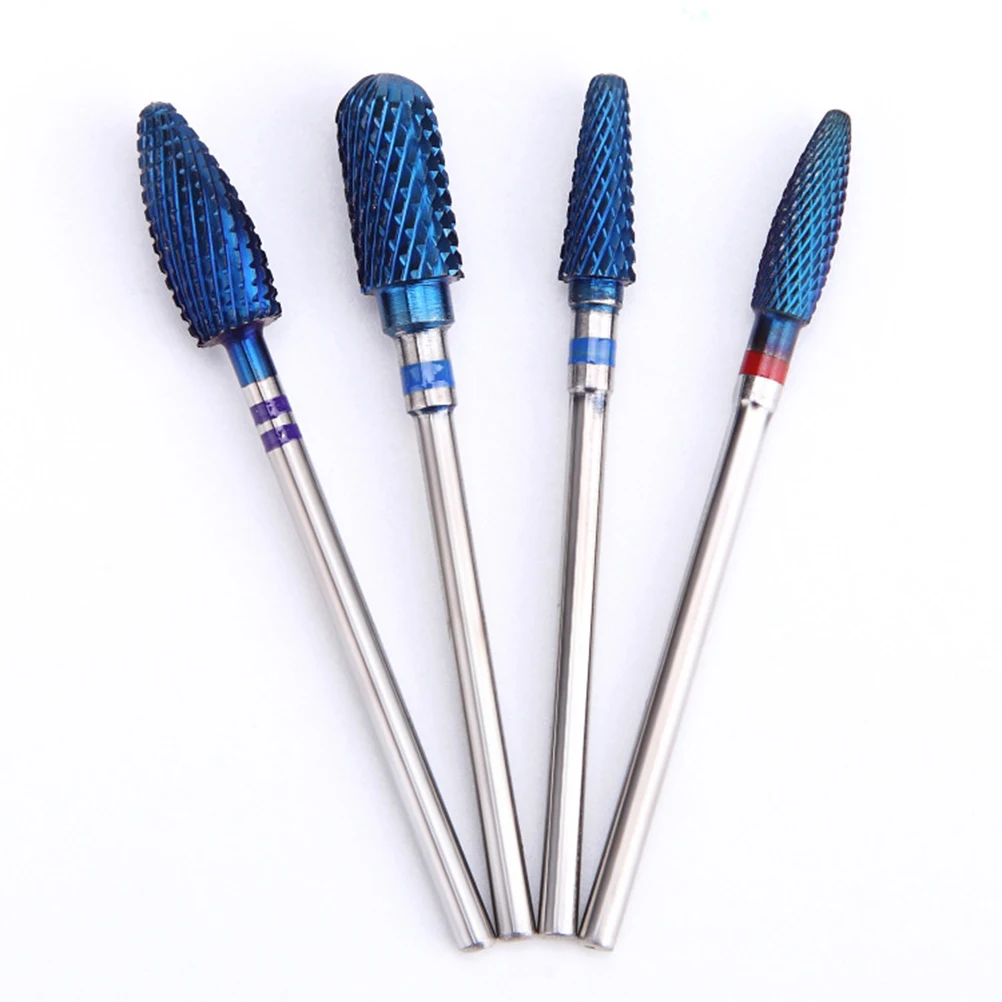 

Tungsten Steel Grinding Head Drill Bits Manicure Pedicure Accessories Nail Art Tools Polish Reshape Small Round Dead Skin