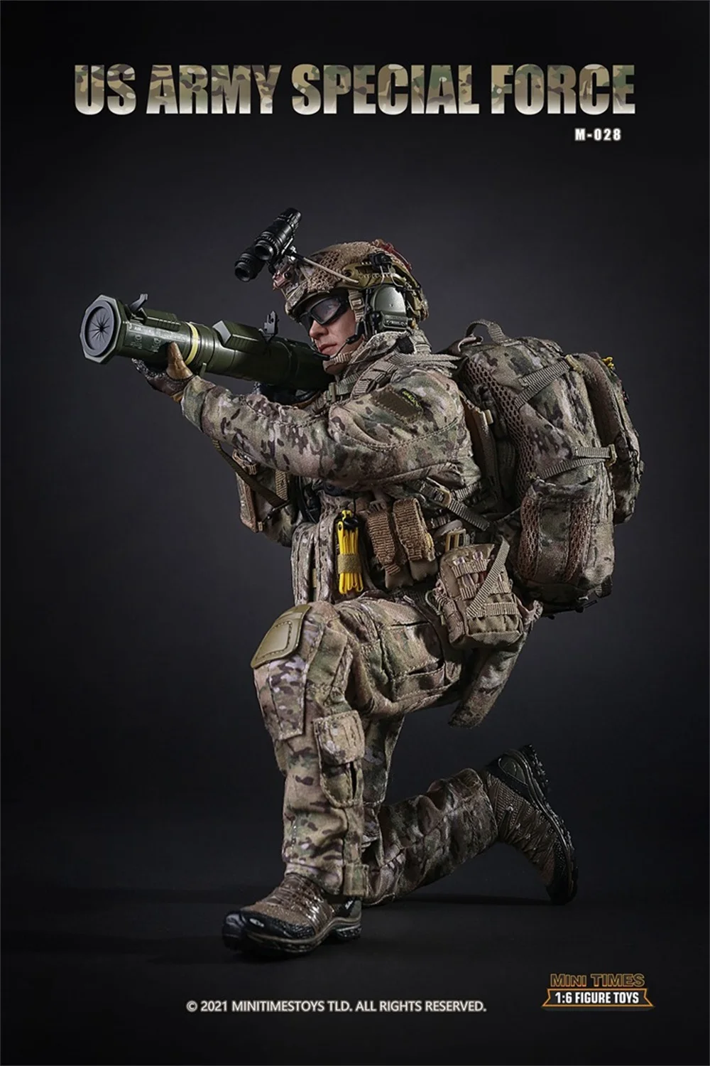 1/6 Minitimes M028 U.S. Army Special Forces Jump Full Set Moveable Action Figures Gift For Fans Collectable
