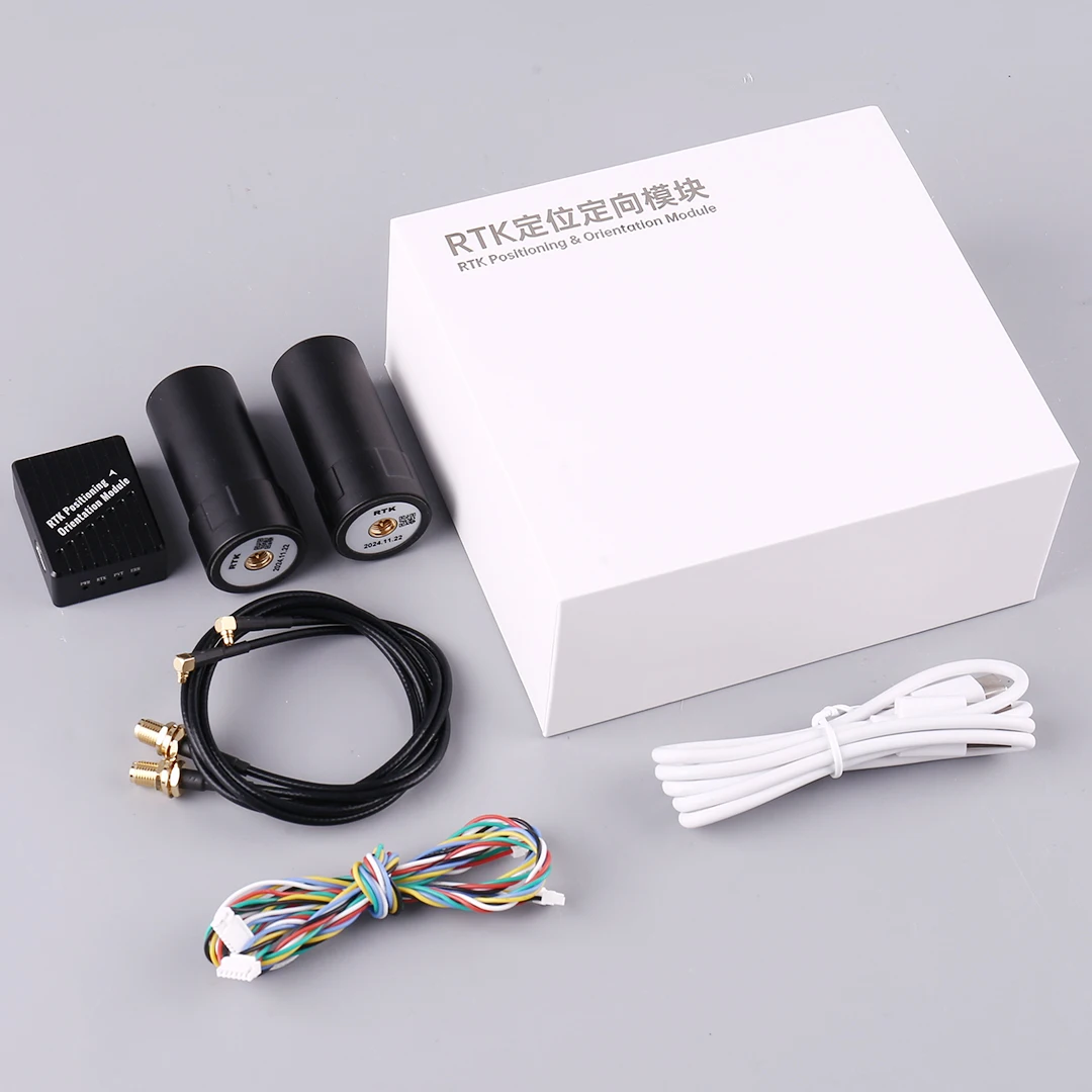 وحدة تحديد المواقع والتشجيه SIYI RTK مع بوصلة مغناطيسية صناعية RM3100 وحدة واحدة توجيه هوائي مزدوج