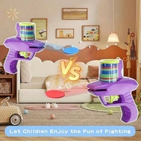 1pc Foam Disc Launcher Flying Disc Handheld Shooter Indoor Shooting Game Outdoor Backyard Toy For Boys And Girls Birthday Gift 6