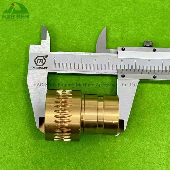 Printing Machinery Parts Copper Bushing Offset Printing Accessories Copper Sleeves for Man Roland Water Roller Copper Sleeve