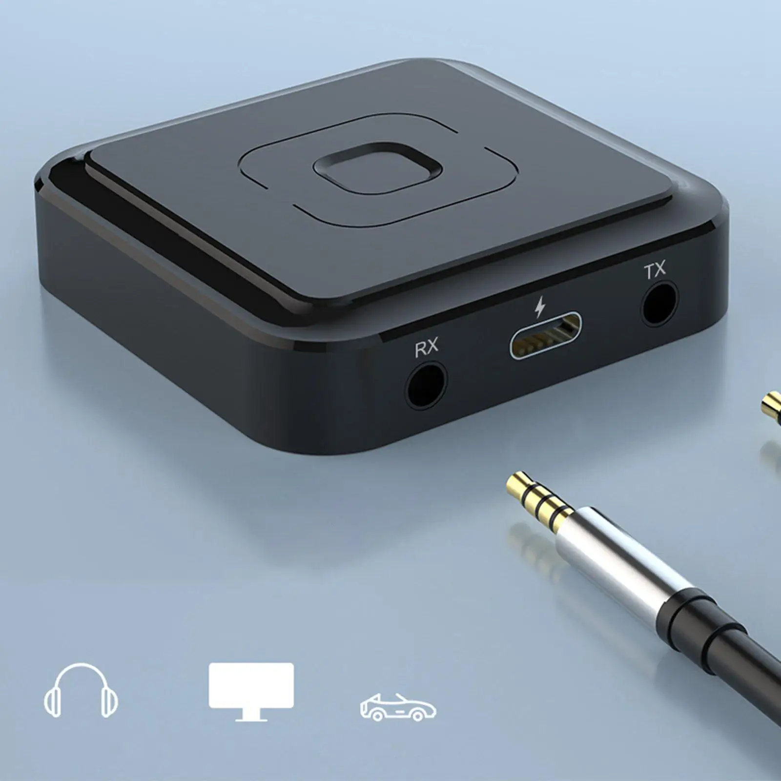 5.1 AUX Audio Transmitter Receiver for Speaker Stereo 15M Coverage