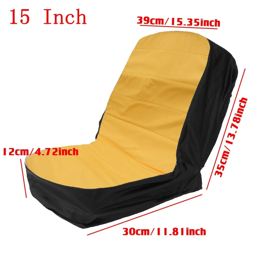 

Universal Weatherproof Lawn Mower Seatcover Dustproof Non Slip Seat Cover Anti Scratch Waterproof Tractor Cushion Cover