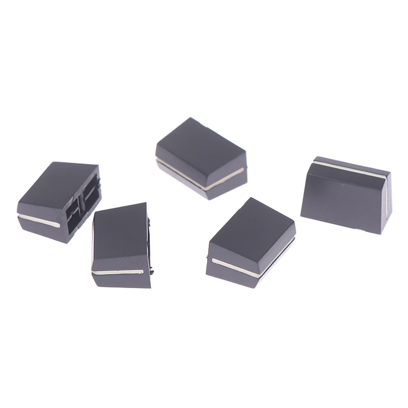 5pcs Pioneer Mixer Volume Fader Cap Straight Slide Potentiometer Push Key