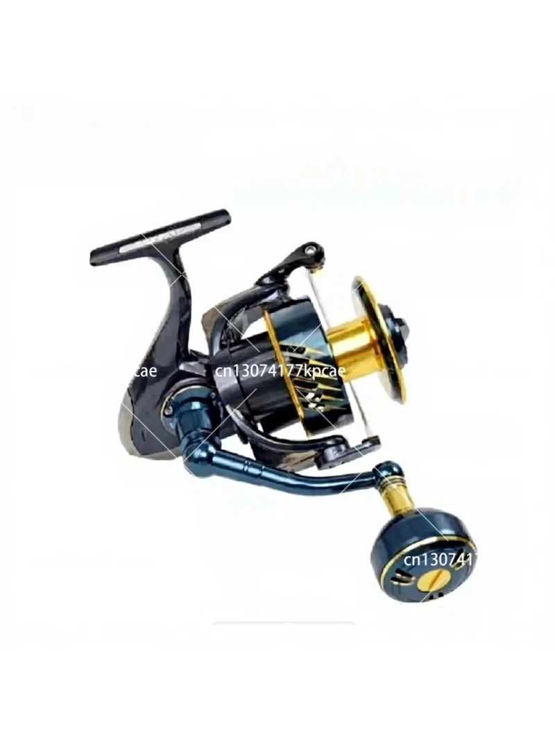 Metal Spinning Reel SW4000/6000/14000 35KG High Speed Ratio For Sea Boat Fishing Popper Reel