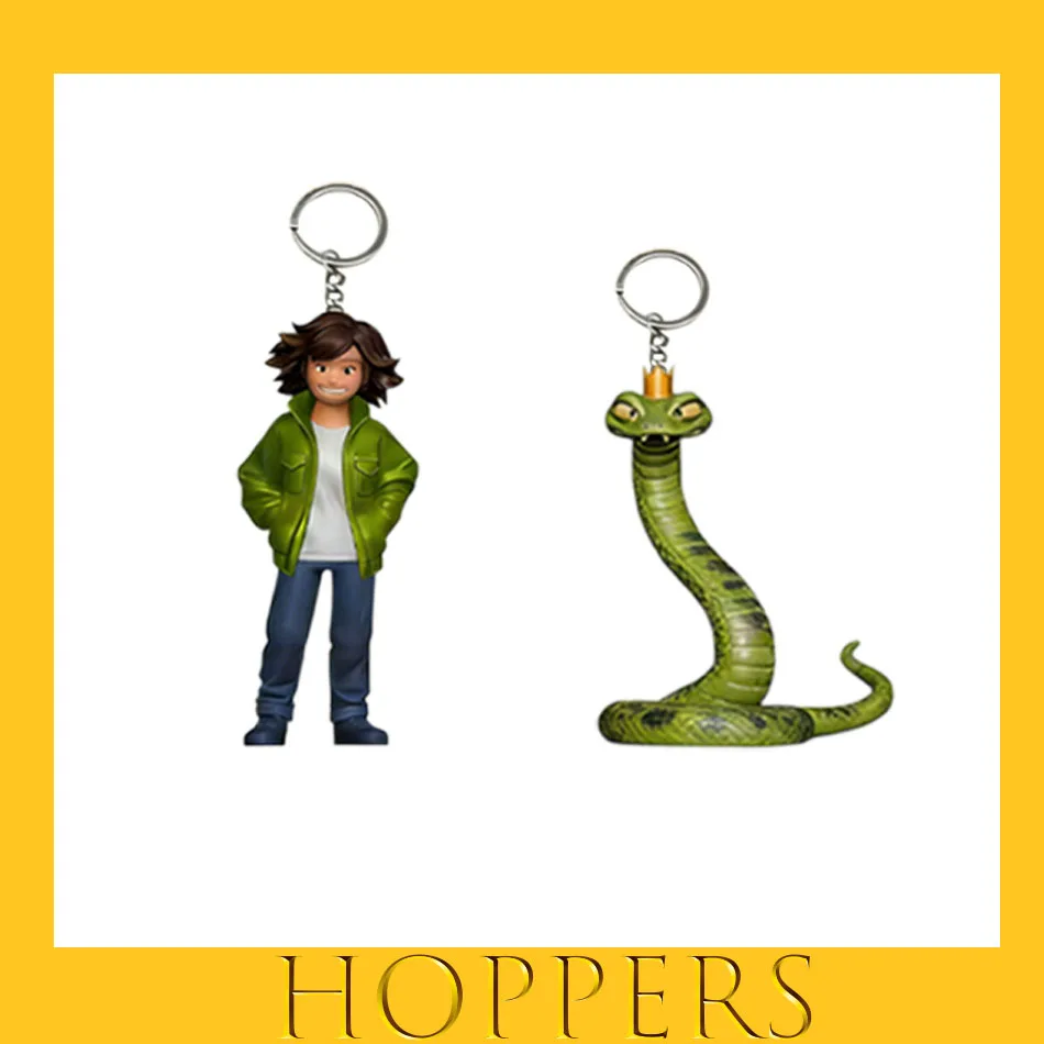 Hoppers Titus Ellen KingGeorge Mabel Tanaka Loaf Merchandising de Filme, Caixa Surpresa com Pingente de Animal Fofo, Chaveiro, Brinquedo Infantil, Presente