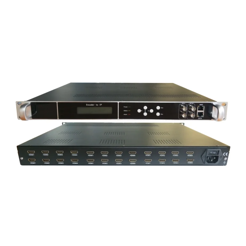 Multi Channel Network IiPTVed Encoder 4/8/12/16/20/24 HD MI to RTSP HTTP RTMP HLS SRT IP HD H.265/H.264 Encoder