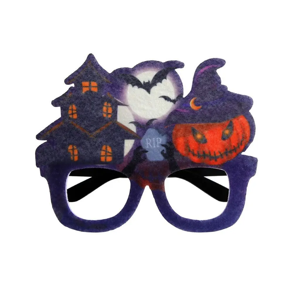 Persoonlijkheid Vleermuizen Halloween Brillen Frame Pompoenen Cosplay Props Ghost Grappige Bril Papier Halloween Cosplay Props Kinderen
