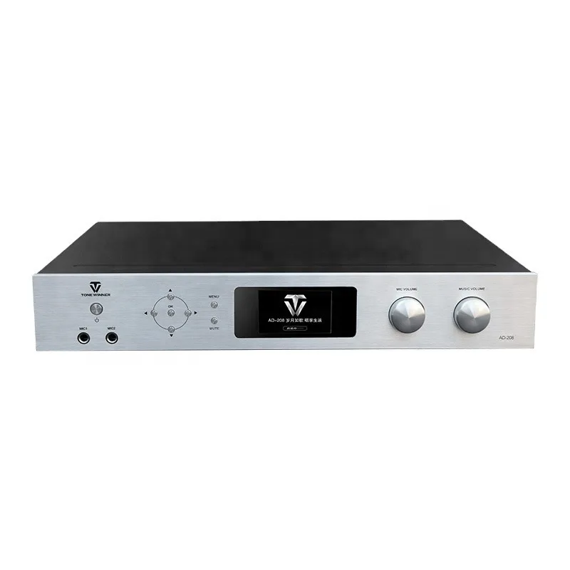 Tonewinner KTV Digital Karaoke Pre Amp Entry Level Southeast Asia Hot Sale Processor Av Decoder 1u Power Audio Pre Amplifier
