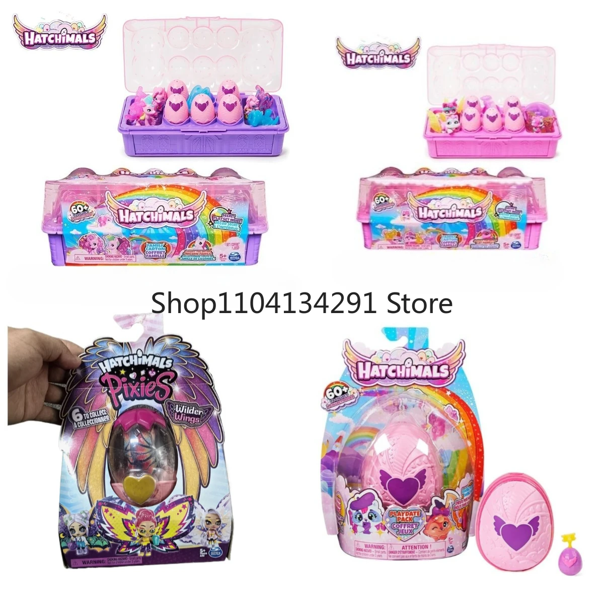 Оригинальный хэтчум, новый сезон 9, волшебное яйцо Hatchi, инкубируемое яйцо, игрушка для девочек, модель животного, детское яйцо-сюрприз Оригинальный хэтчум, новый сезон 9, волшебное яйцо Hatchi, инкубируемое яйцо, игрушка для девочек, модель животного, детское яйцо-сюрприз