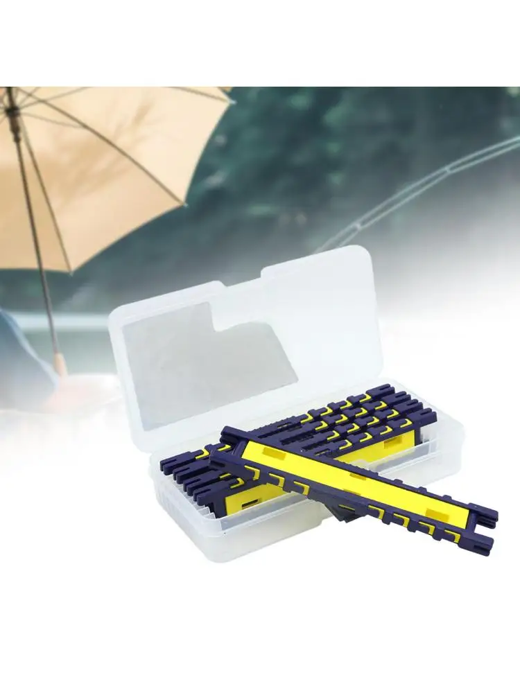 Support de plate-forme de stockage de ligne de pêche, organisateur de planche à enrouler de ligne de pêche, cadeau Compact pour père carpe, boîte de rangement de planche de fil