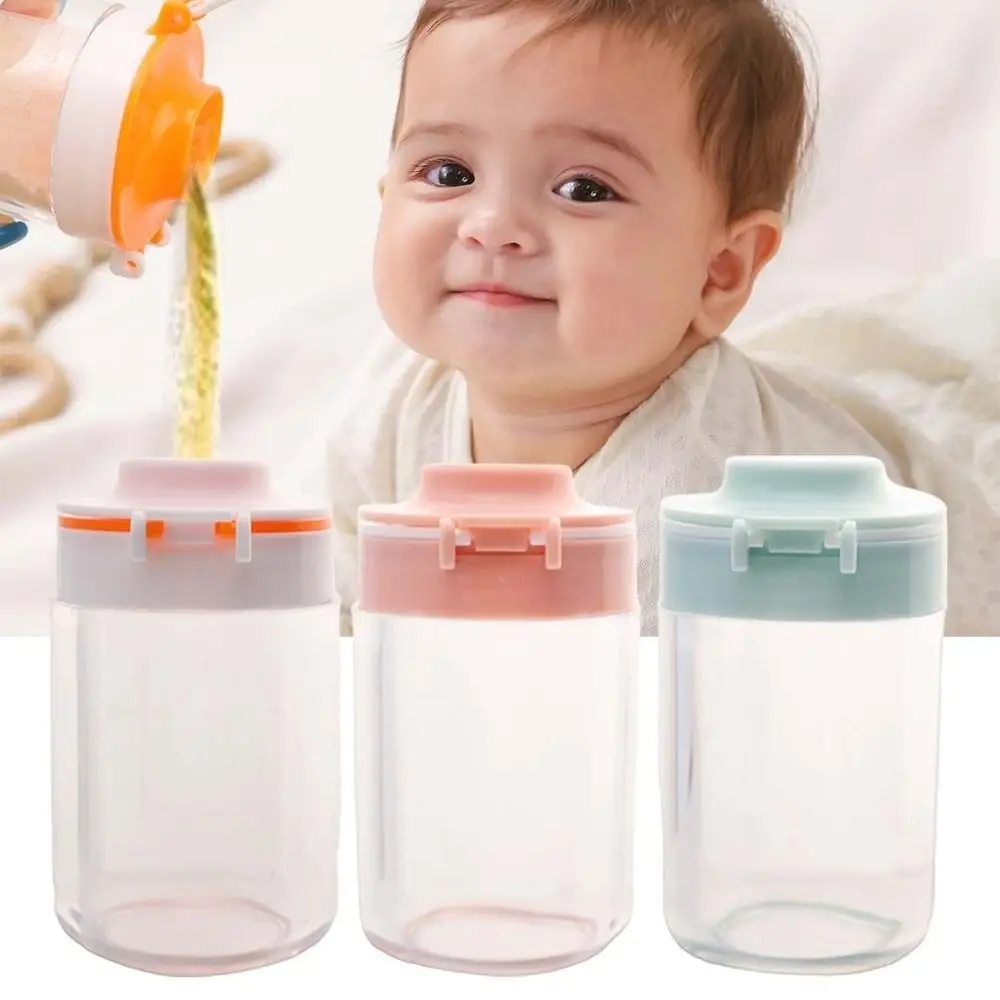 80ML Baby Milk Powder Box Double-Flip Leakproof Milk Powder Packaging Box Moisture-proof Transparent Milk Powder Storage Bottle