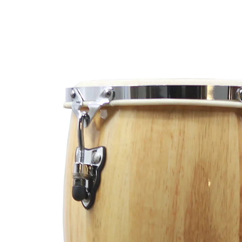 Conga Drum Set, 10 and 11 Inch, Wooden Hand Drums, Latin Percussion, Stand-up Western Percussion Instruments