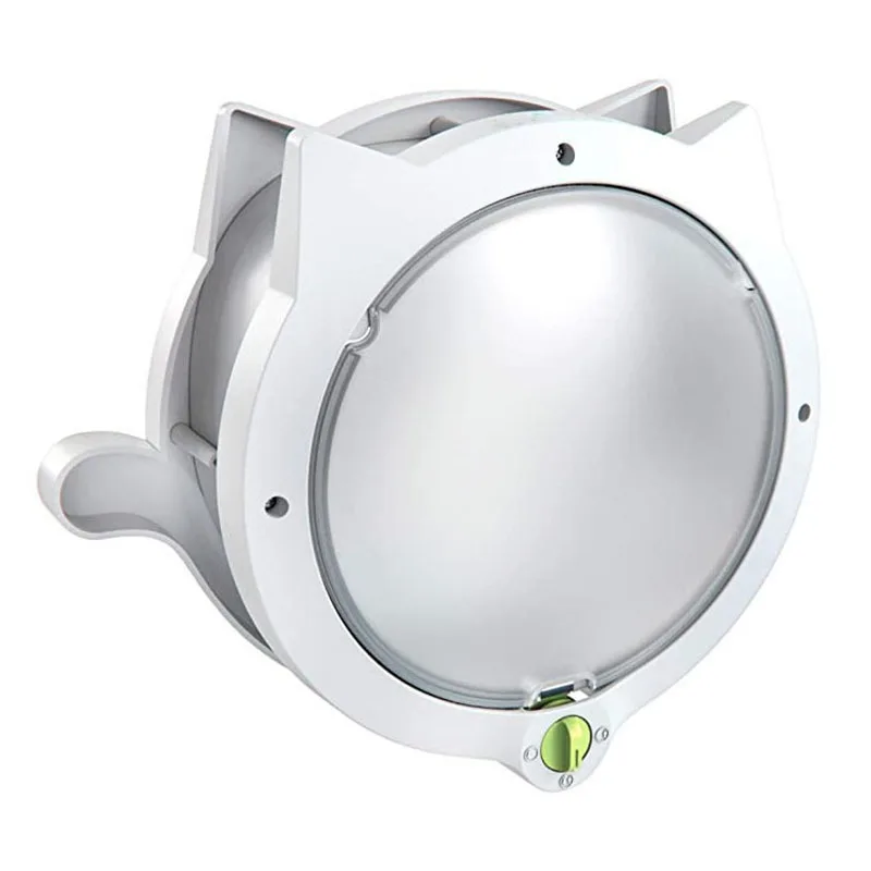 New Pet Door with Controllable Entry Direction Cat Ear Shape Flap for Dog House Kennel Crate Round Door