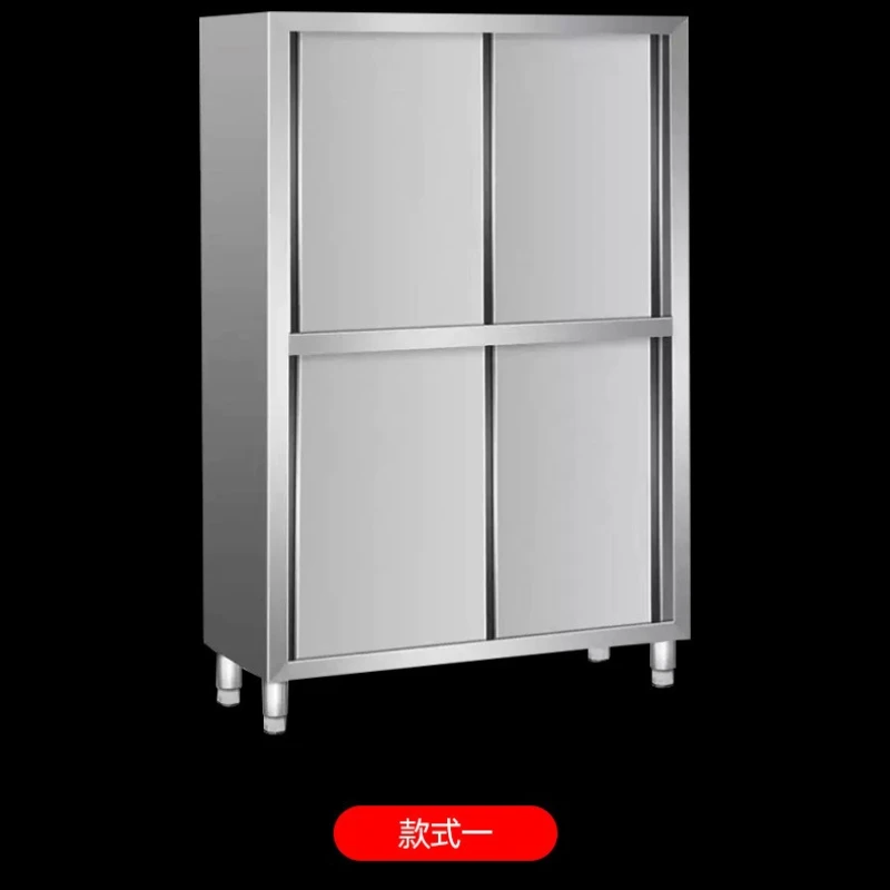 Factory Direct 2026 Stainless Steel Cupboard Opposite Door Cabinet Commercial Cabinet Locker with Drawer by Meal Four Door