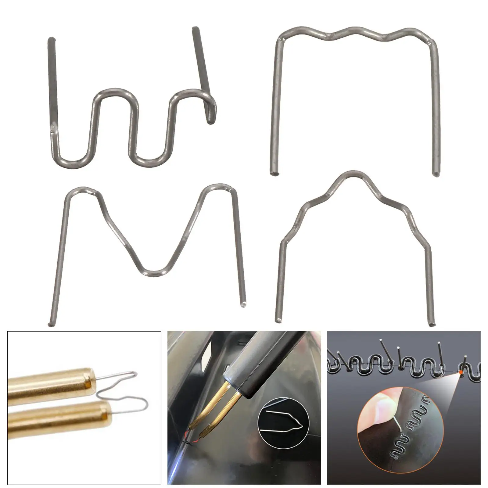 Kit d'outils de réparation de plastique, pour fûts de pare-chocs, 100 pièces