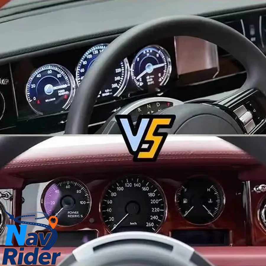 

Приборная панель, цифровой виртуальный кабин, кластер спидометра, 12,5 дюймов, автомобильный ЖК-экран приборной панели для Rolls Royce Phantom 2004-2013