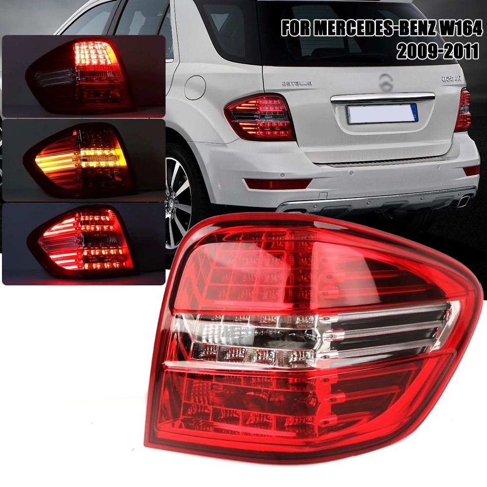 Left/Right Side Tail Lamp For Mercedes-Benz W164 ML-Class ML300 ML350 2009 2010 2011 Rear Tail Light Brake Lamp with