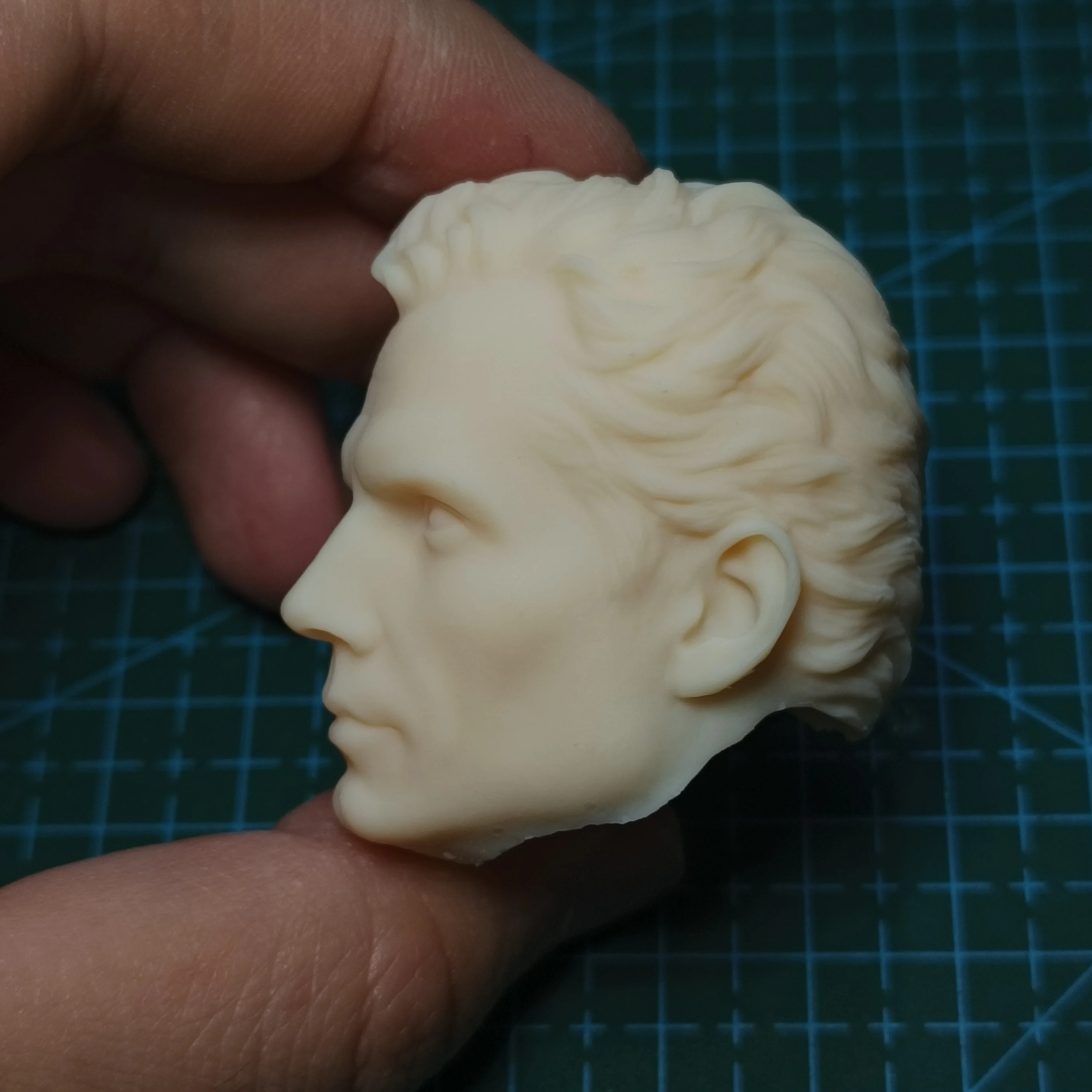 

3D резьба по голову Генри Кавилла, мужская голова, скульптура, ПВХ, мужской солдат, неокрашенная, подходит для 12 дюймов, экшн-фигурка, коллекция игрушек для тела