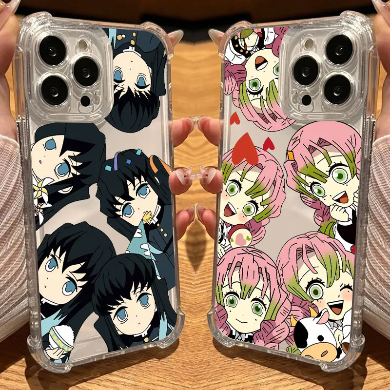 

Muichiro Mitsuri Anime D-Demons Slayers Clear Case For iPhone 17 16 15 14 13 12 11 Pro Max 16e 17e Air 13 15 Plus XS Phone Cover