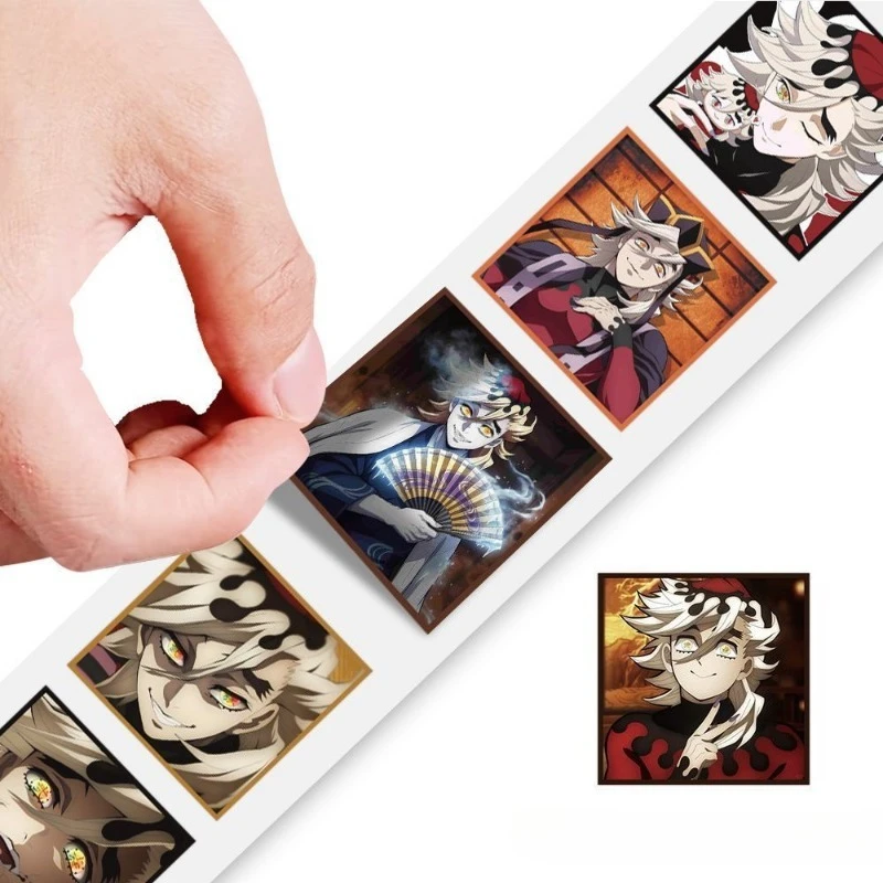 High-looking 2000 stickers Demon Slayer: Kimetsu no Yaiba children's roll stickers anime cute cartoon ledger decoration stickers - view 4