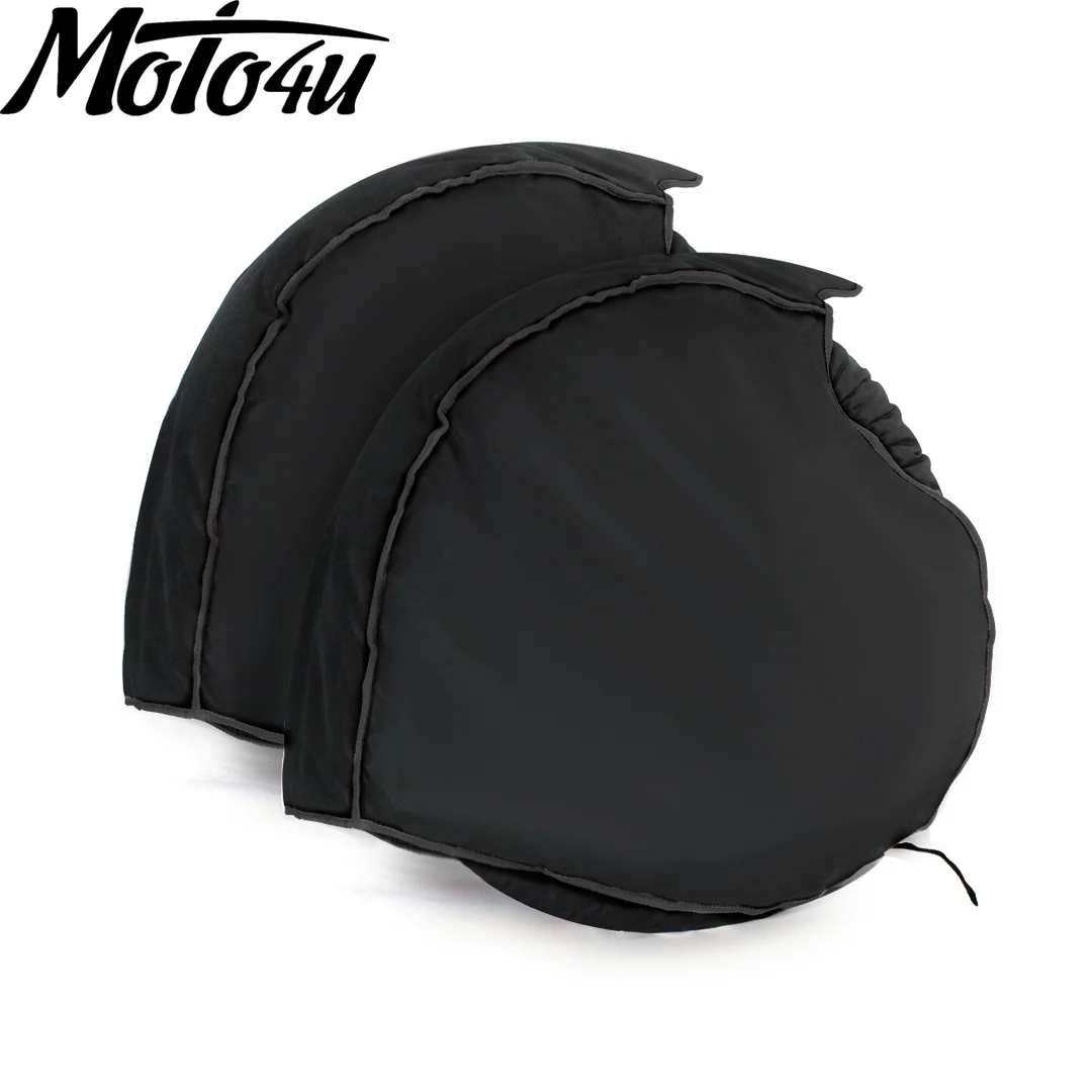 17inch Motorcycle Thicken Tire Warmer Fasten Heating Windstop Tyre Cover Polar Fleece Windbreak Keep Warm