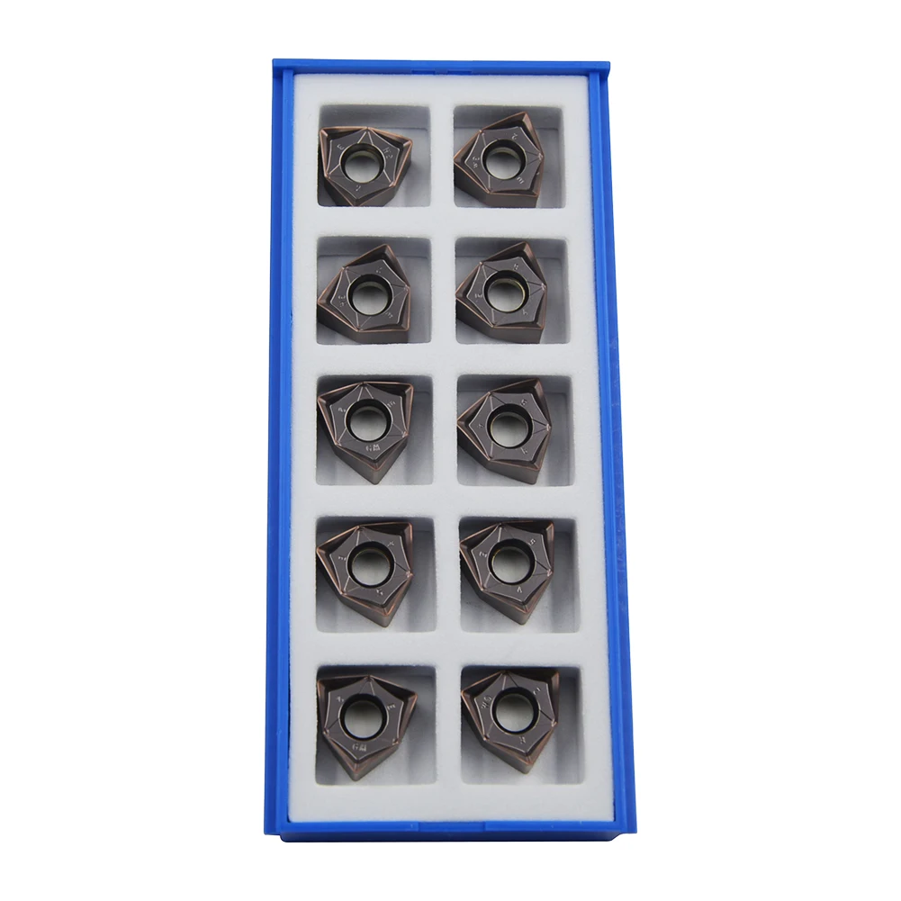 10pcs WNMU080608EN-M 130 carbide inserts