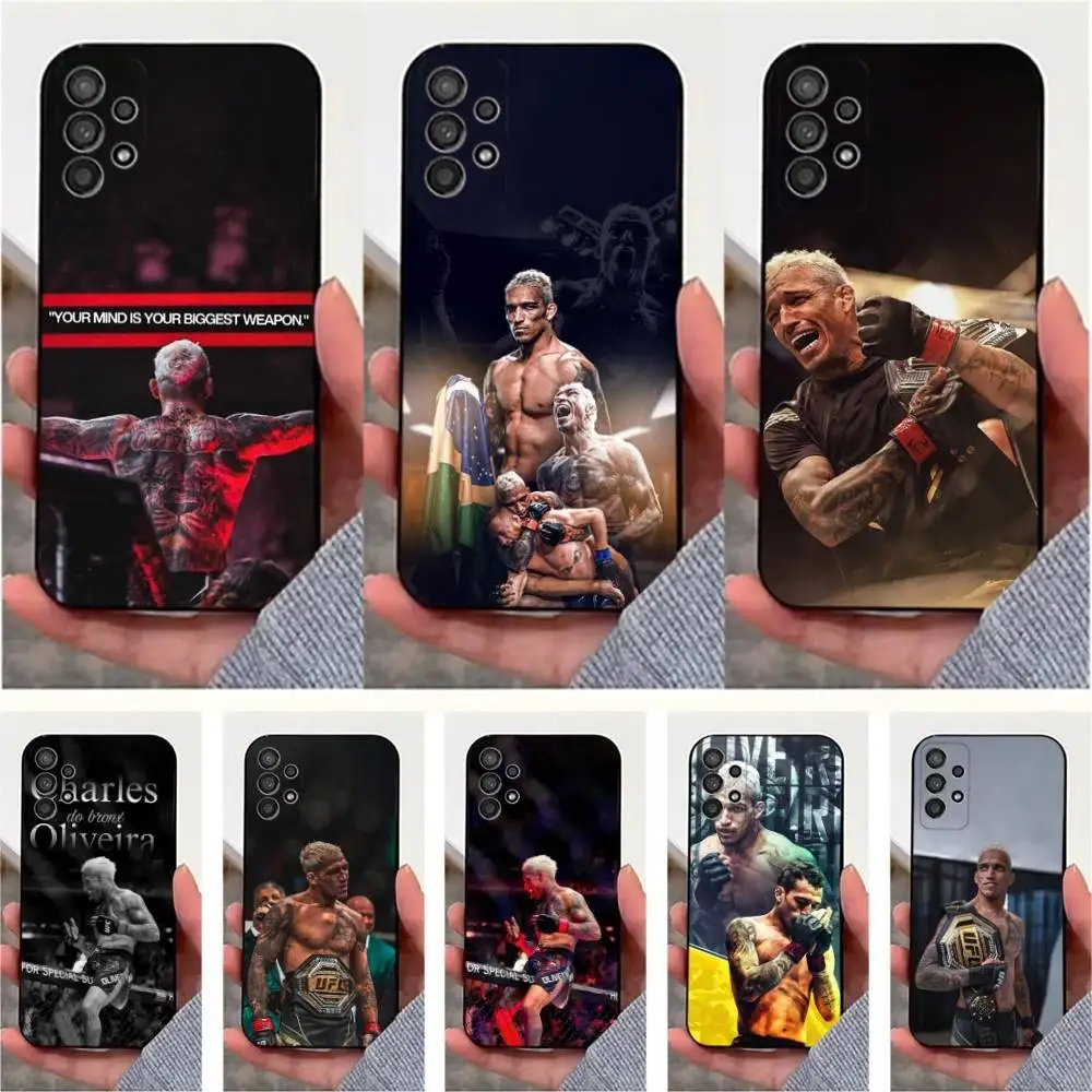 

Fighting Champion O-Oliveira Phone Case For Samsung S25,S24,S23,S22,S20,S21,S10,Ultra,Plus,Lite,FE,Soft Silicone Black Cover