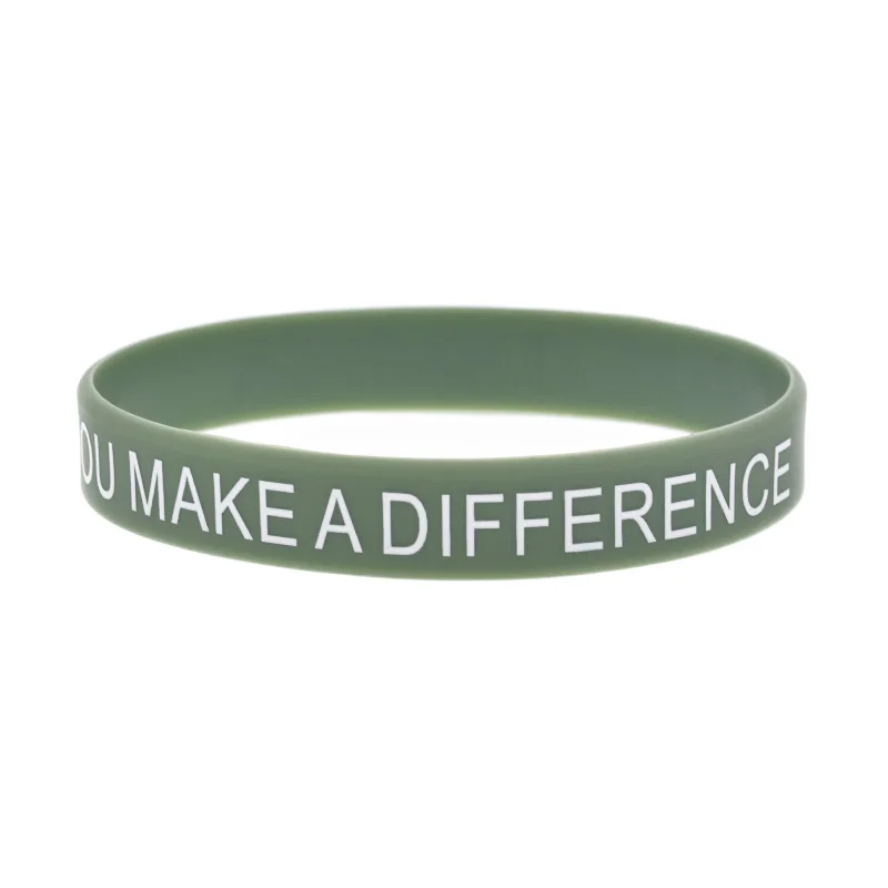 50 Stück bedruckte Silikonarmbänder mit motivierenden Sprüchen, als Geschenk für Schüler, Männer und Frauen. – Detail 6
