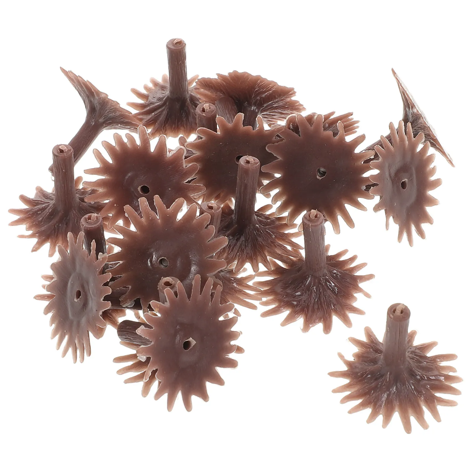 50Pcs Miniature Tree Support Base Plastic Craft Tree Stand for Railway Scenery Sand Table Models Architecture Landscape Decor
