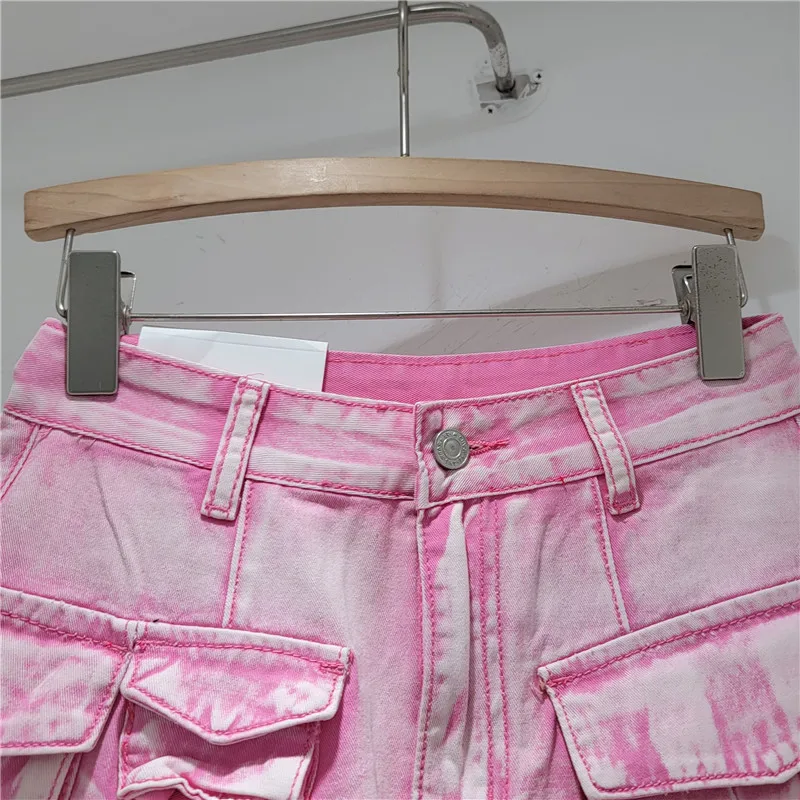 Design Sense SexyGirl Tooling Pantaloncini di jeans da donna 2025 Primavera Estate Lavato Pantaloni larghi a gamba larga skinny larghi e versatili