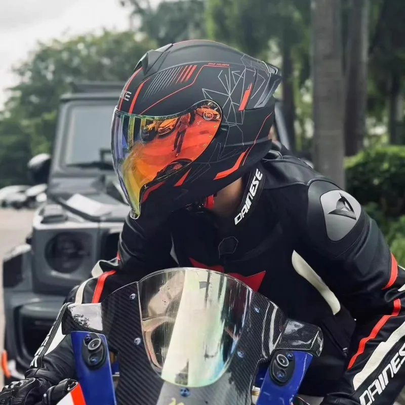

High-quality motorcycle helmet Modular clamshell motorcycle helmet 3C for men and women off-road vehicles in four seasons motorc